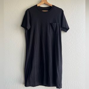 Everlane Cotton Weekend Tee Dress Black